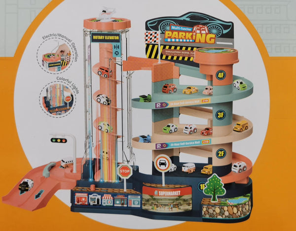 3 IN 1 PARKING ADVENTURE CAR GAME SET