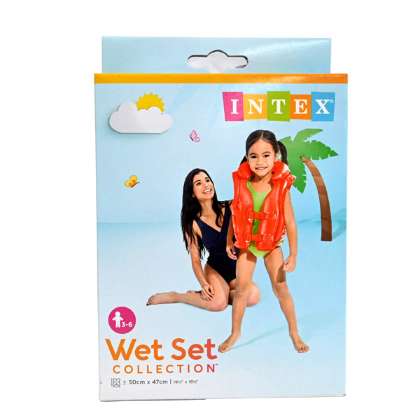 DLX SWIM VEST RED 58671