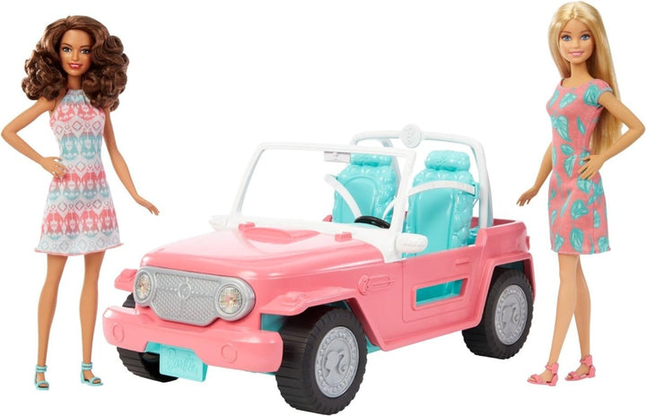 BARBIE JEEP WITH DOLL GXF30