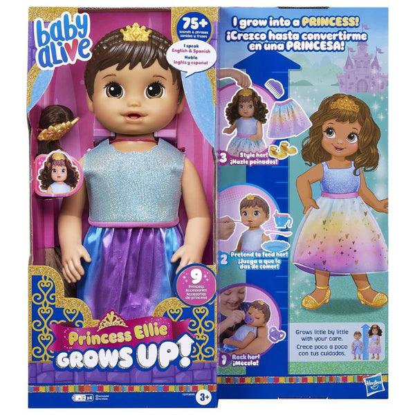 BABY ALIVE PRINCESS ELLIE GROWS UP F5237F5209