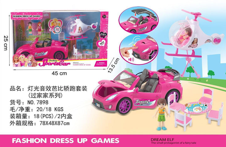 BARBIE CAR SET 7898