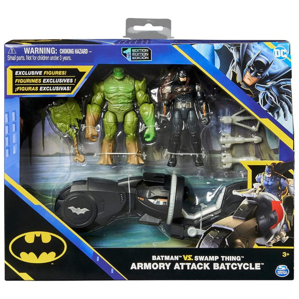 BATMAN VS SWAMP THING ARMORY ATTACK BATCYCLE