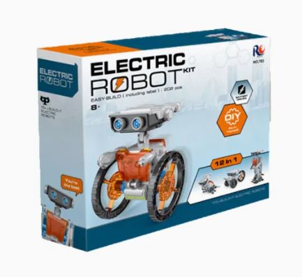 DIY 12 IN 1 ELECTRIC BATTERY ROBOT TOY