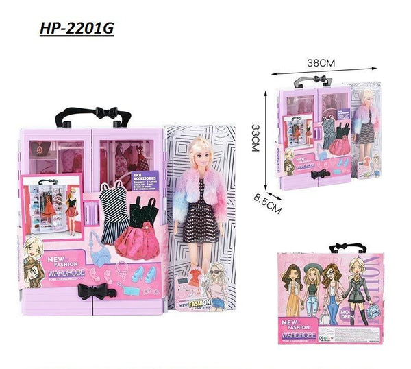 FASHION DOLL WITH WARDROBE 