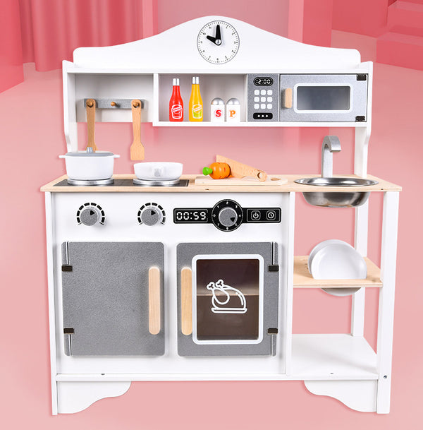 WOODEN WHITE BIG KITCHEN BLLN1580