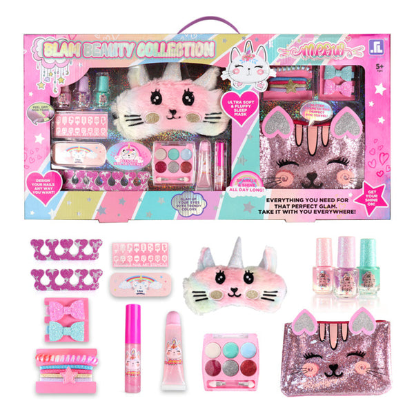 KIDS MAKEUP SET WITH BAG AND EYESHADE