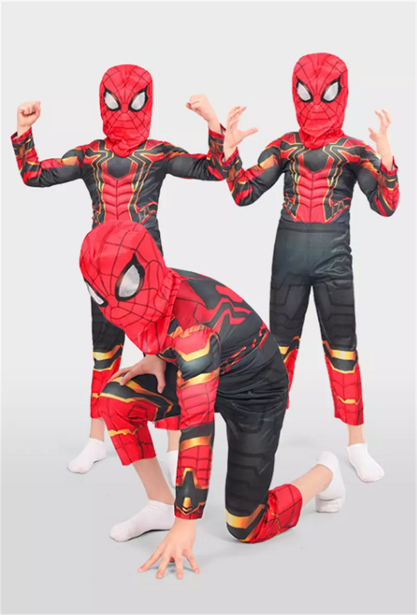 KIDS SPIDERMAN COSTUME WITH MASK