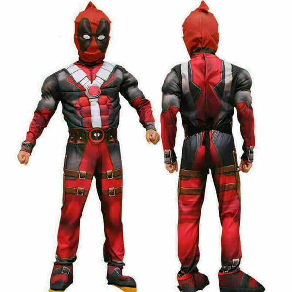 KIDS DEADPOOL COSTUME WITH MASK