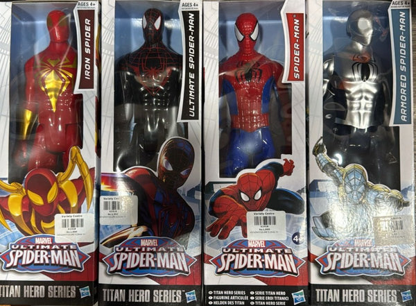 iron spider and ultimate spider-man and armored spider-man